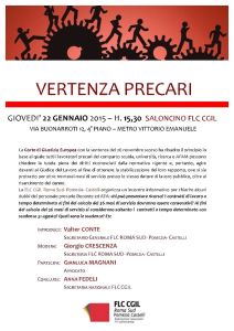 Vertenza precari