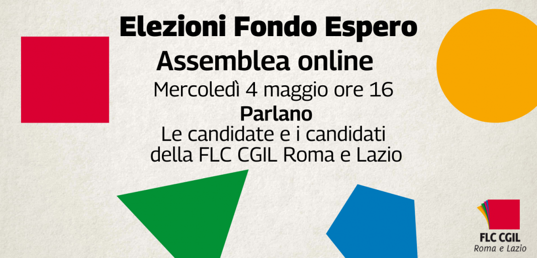 Elezioni Espero: parlano le candidate e i candidati FLC CGIL