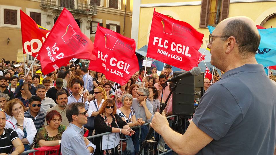 La Flc-Cgil di Roma e del Lazio a fianco della Mobilitazione degli studenti e delle studentesse del CSC