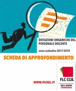 Scheda FLC CGIL organici scuola personale docente a.s. 2017/2018