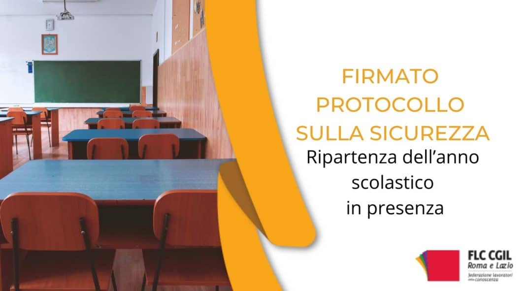 FIRMATO PROTOCOLLO SULLA SICUREZZA