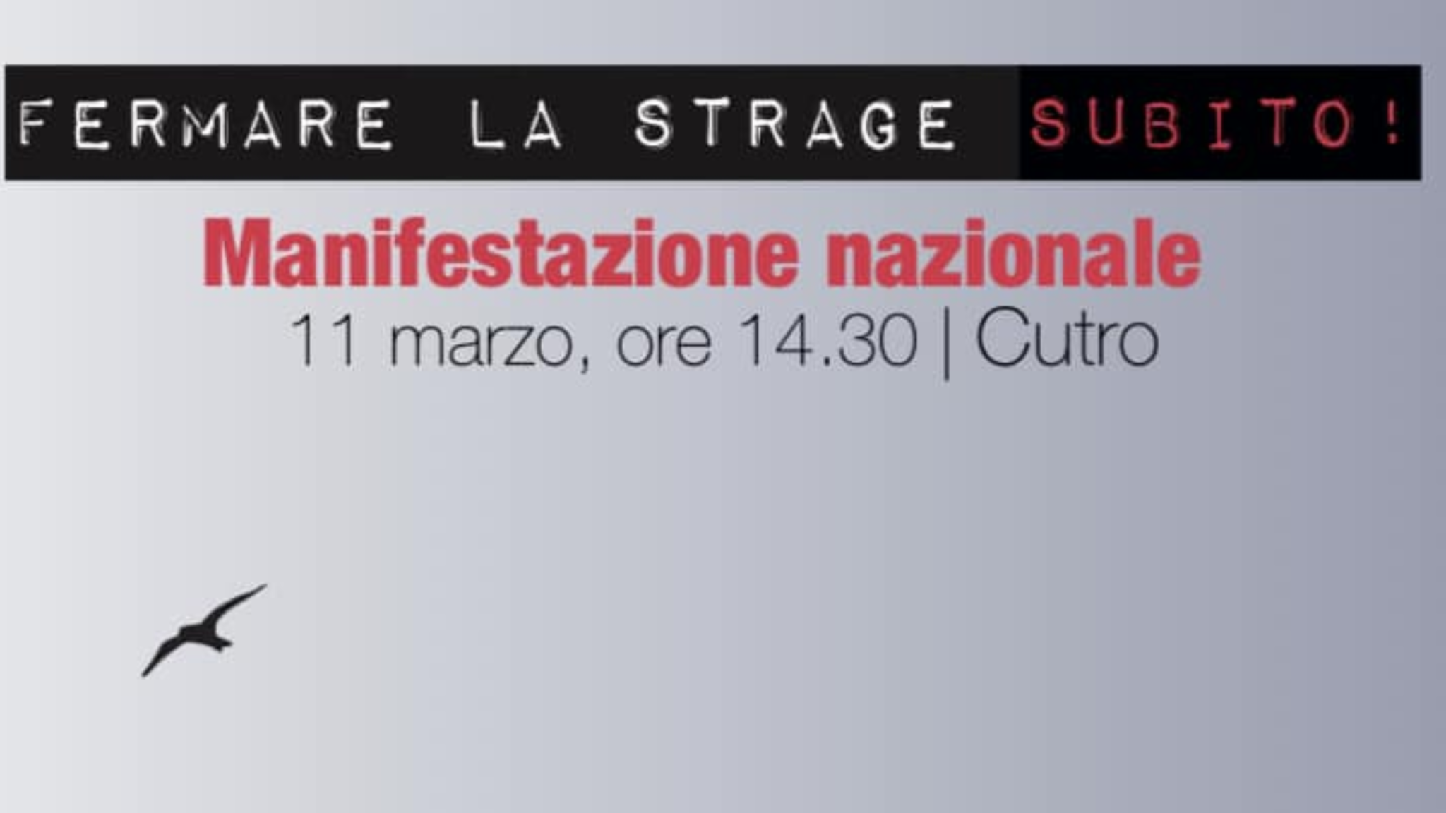 "Fermare la strage subito". Domani anche la CGIL in pazza a Cutro