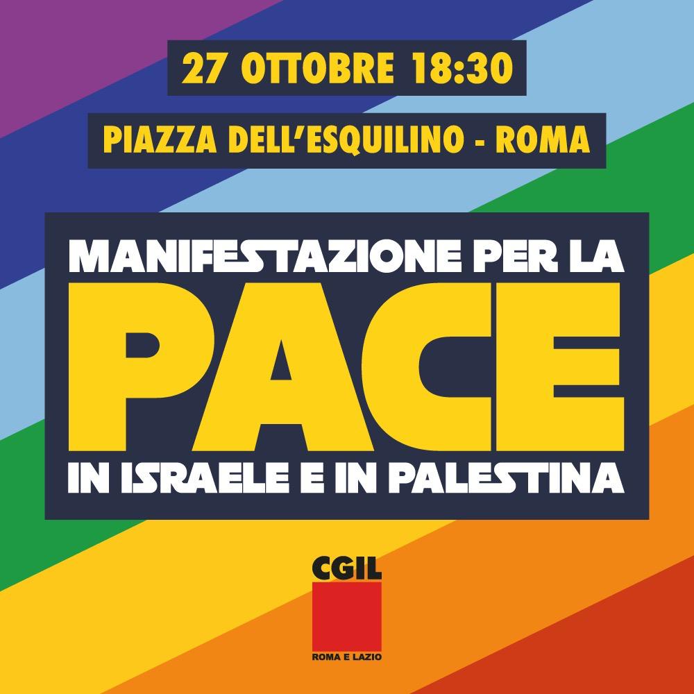 Mobilitazioni per la Pace in Medio Oriente – 27 Ottobre, ore 18.30, Piazza dell’Esquilino